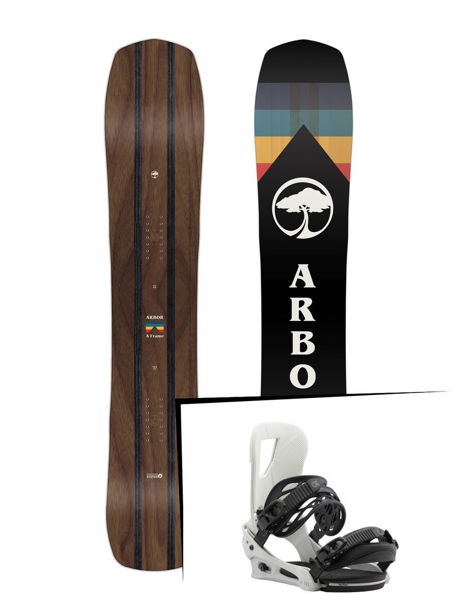Set: Arbor A-Frame 2019 + Burton Cartel primed - Bild 1