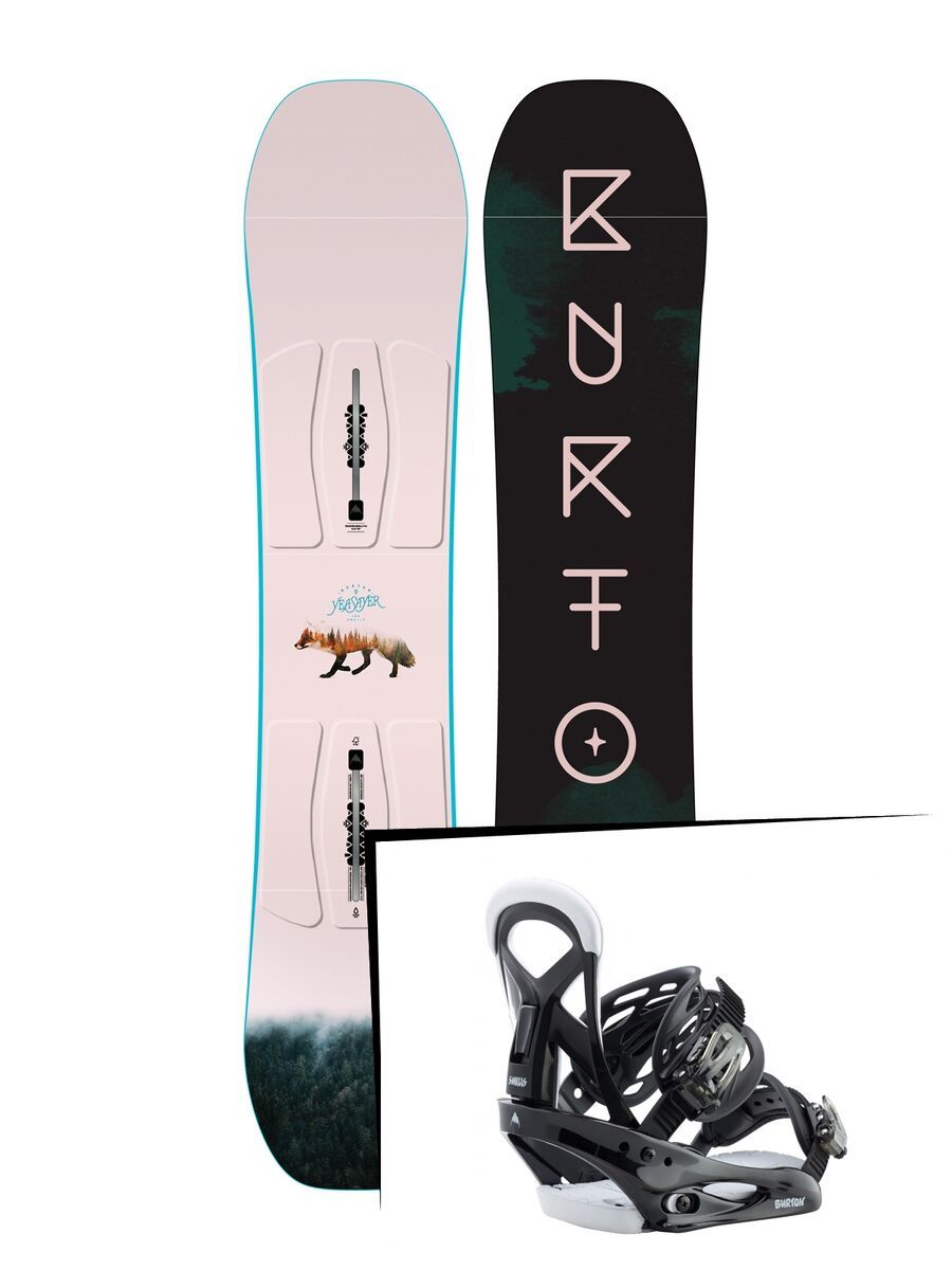 Set: Burton Yeasayer Smalls 2019 + Burton Mission Smalls black - Bild 1