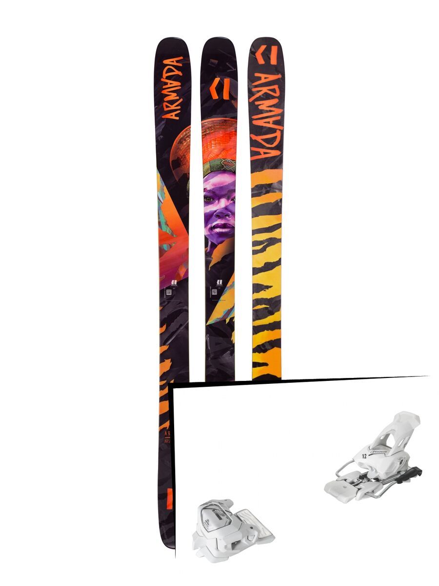 Set: Armada Arv 106 2019 + Tyrolia Attack² 12 GW matt white - Bild 1