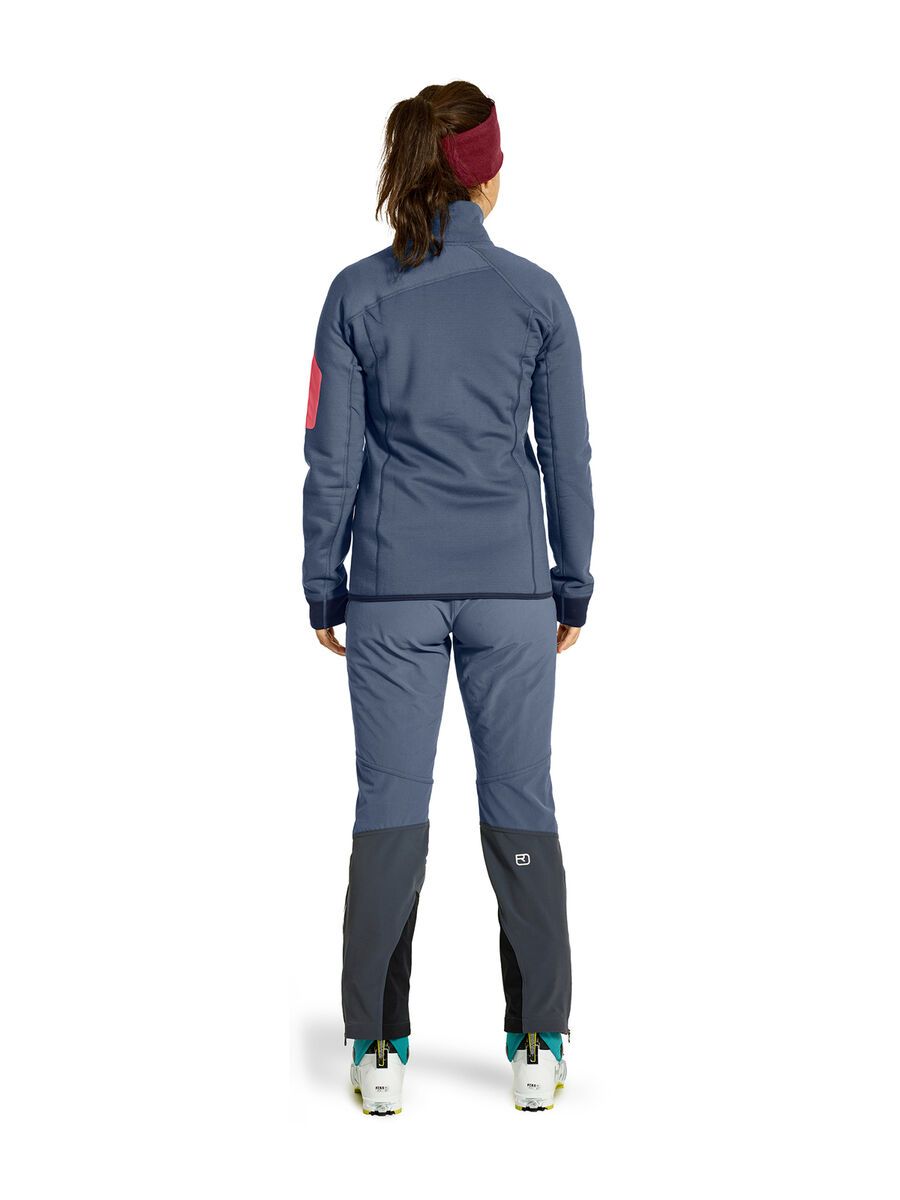 Ortovox Merino Fleece Plus Jacket W, night blue - Bild 3