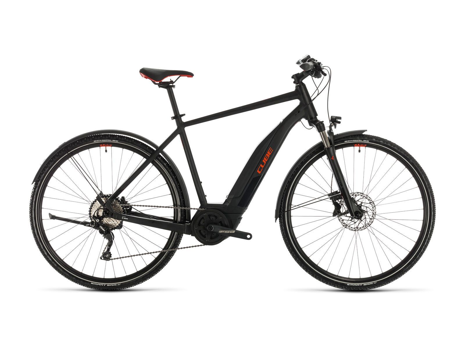 Cube Nature Hybrid EXC Allroad, black´n´red - Bild 1