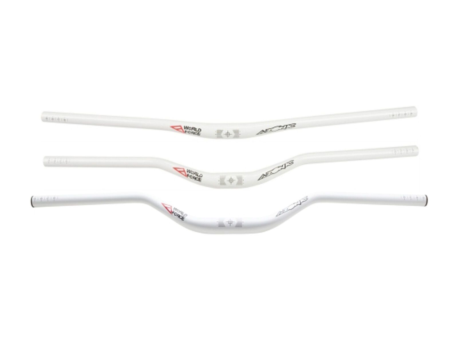 Azonic World Force Bar 25,4 mm Rise, white - Bild 1