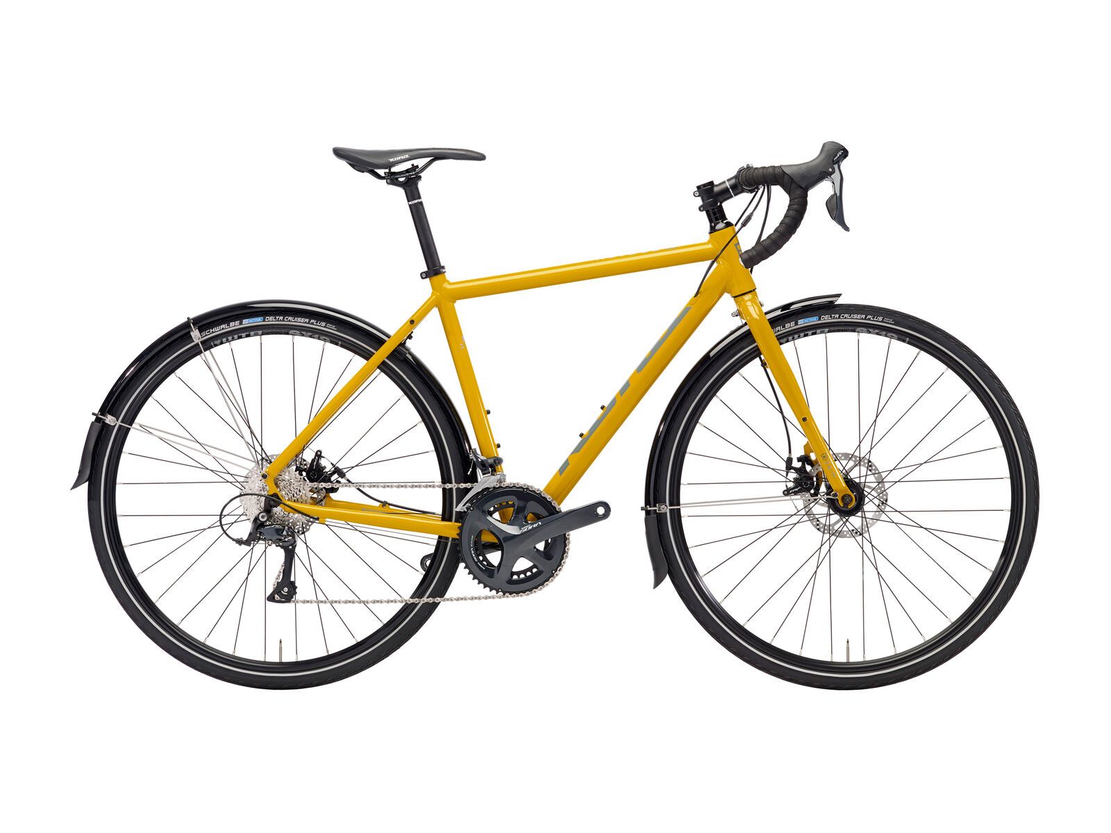 Kona Rove DL, gloss mustard w/ charcoal & gray decals - Bild 1