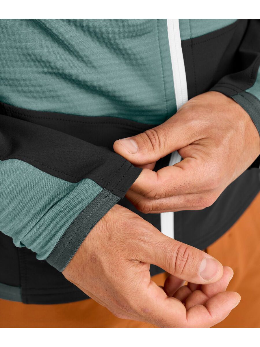 Ortovox Merino Fleece Rib Jacket M, arctic grey - Bild 5