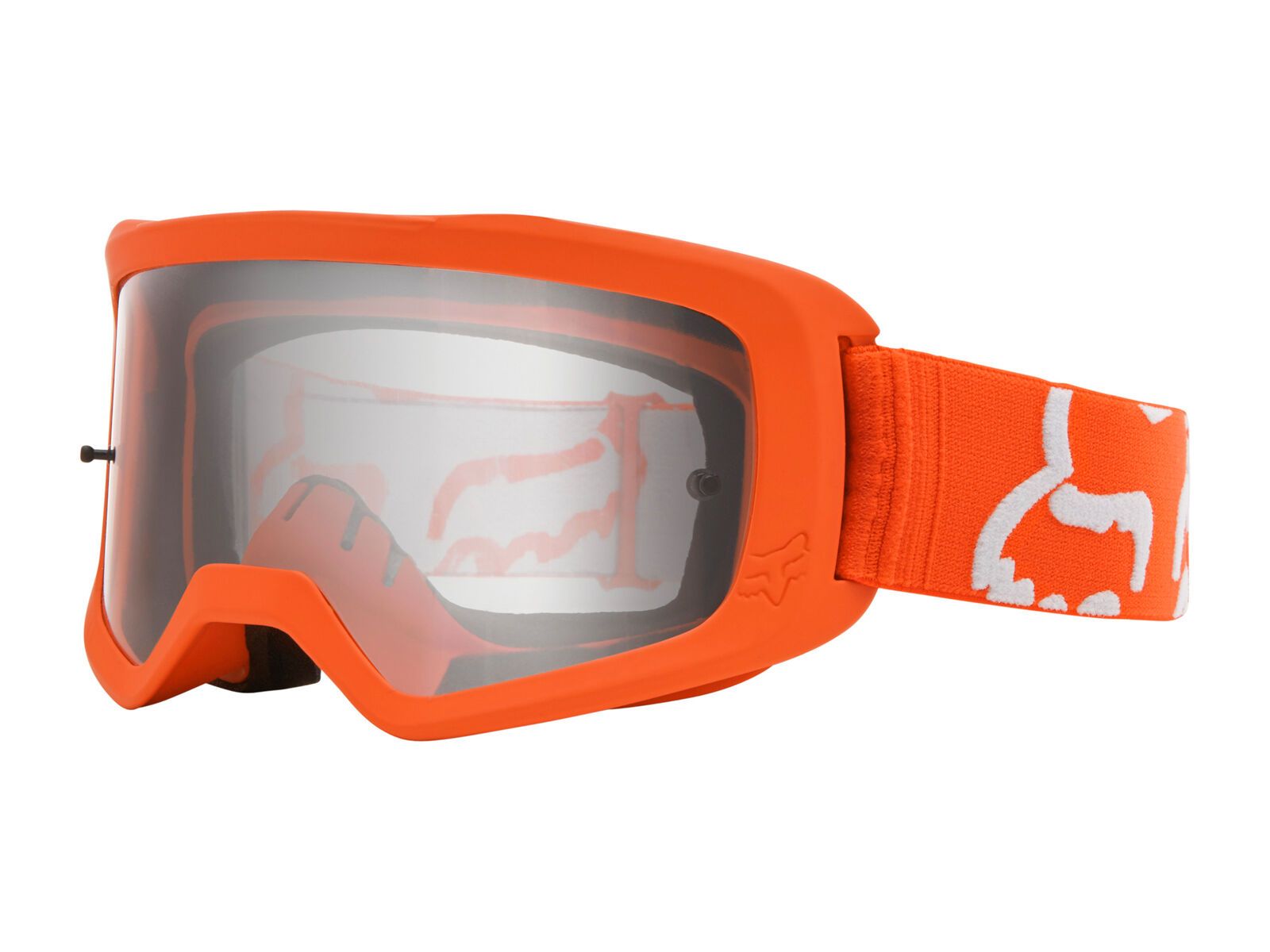 Fox Main Race Goggle, fluorescent orange/Lens: clear - Bild 1