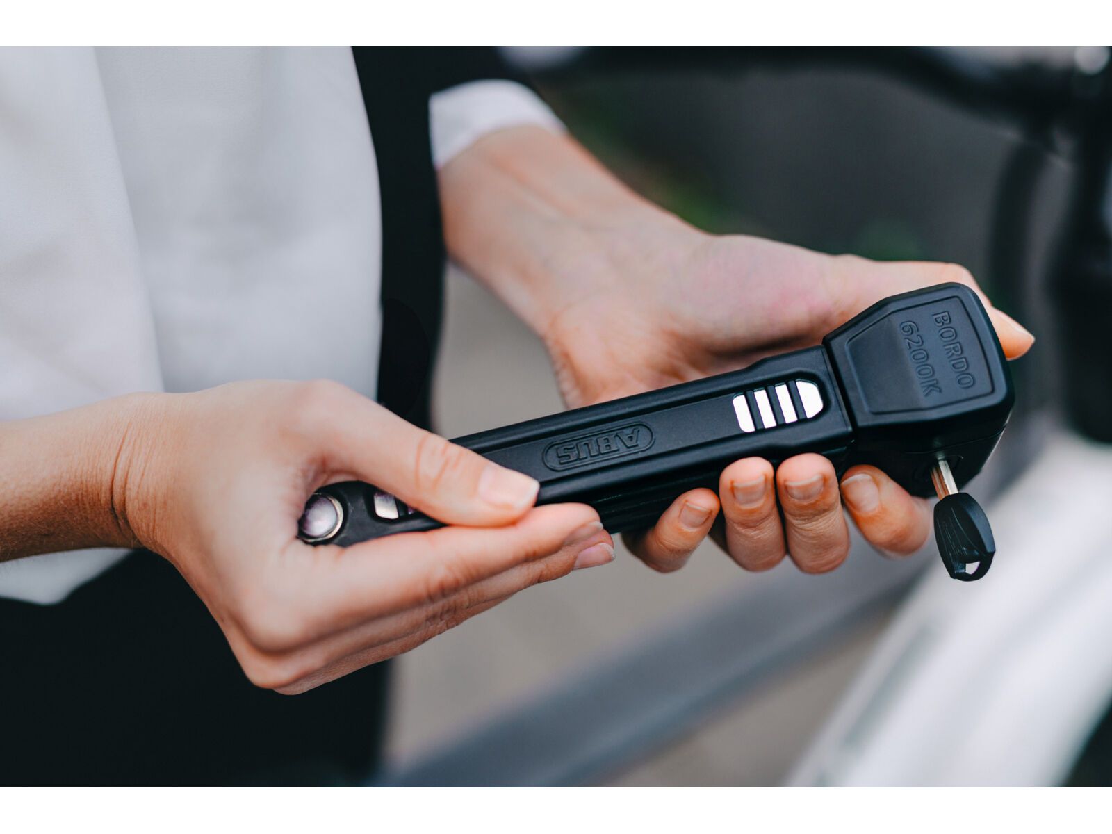 Abus Bordo 6200K/90 + Halter SH, black - Bild 21