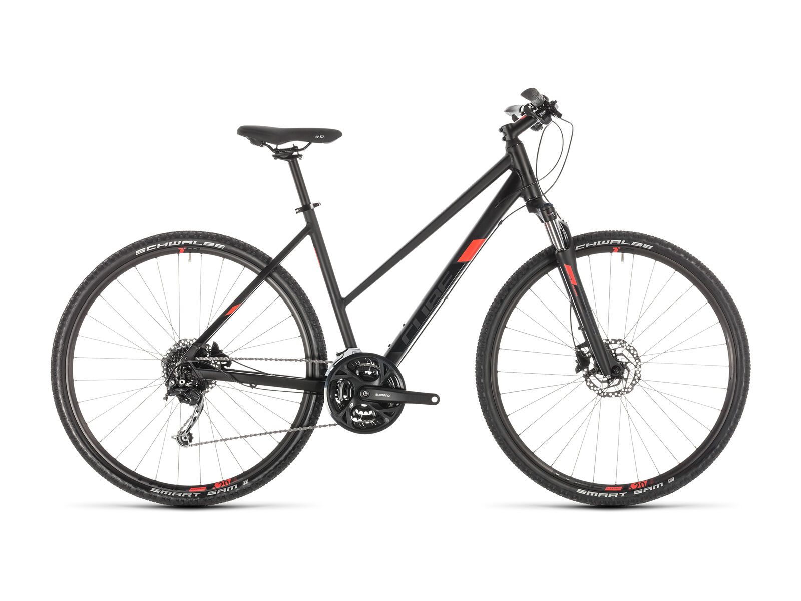 Cube Nature Pro Trapeze, black´n´red - Bild 1