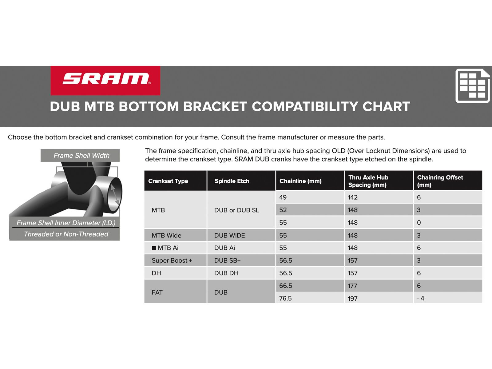 SRAM DUB BSA Bottom Bracket - 68/73 mm - Bild 7