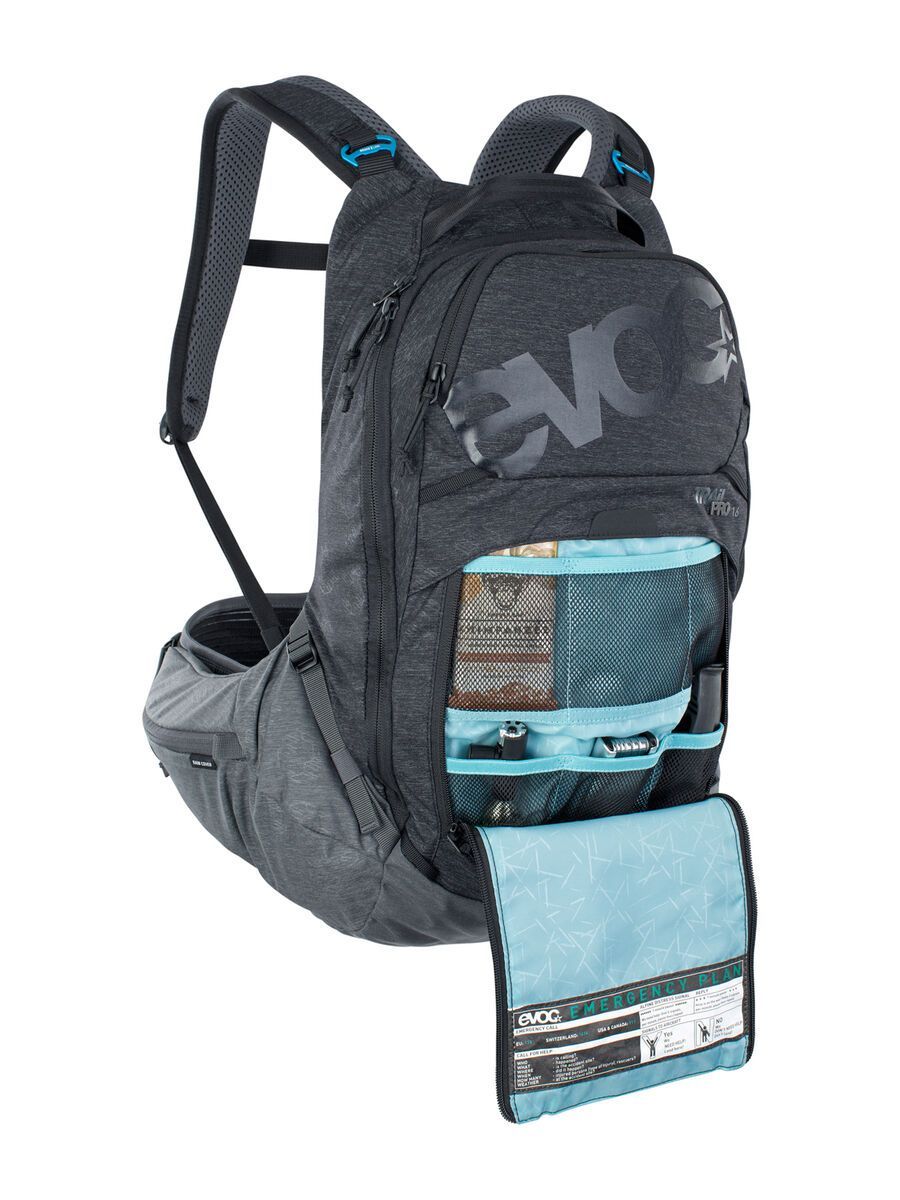 Evoc Trail Pro 16, black/carbon grey - Bild 6