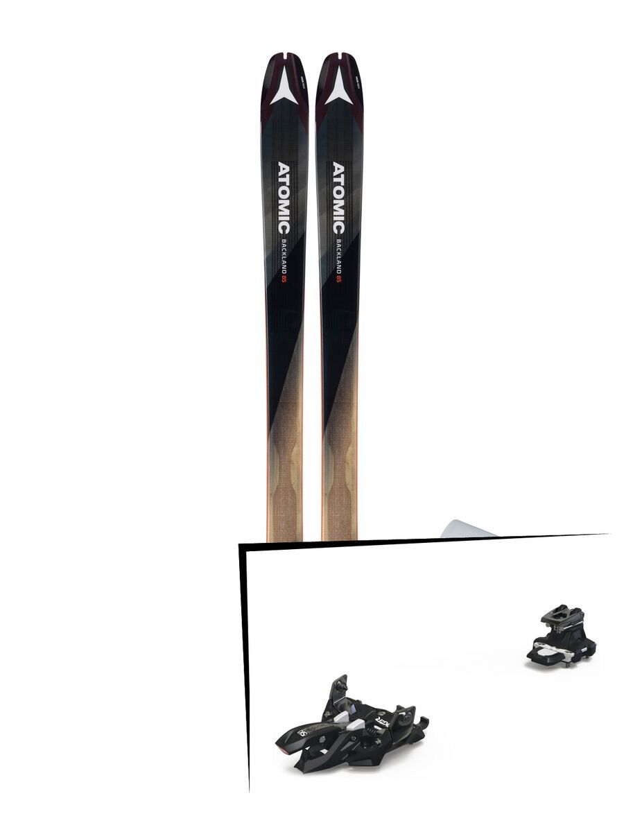 Set: Atomic Backland 85 + Hybrid Skin 85 2019 + Marker Alpinist 12 black/titanium - Bild 1