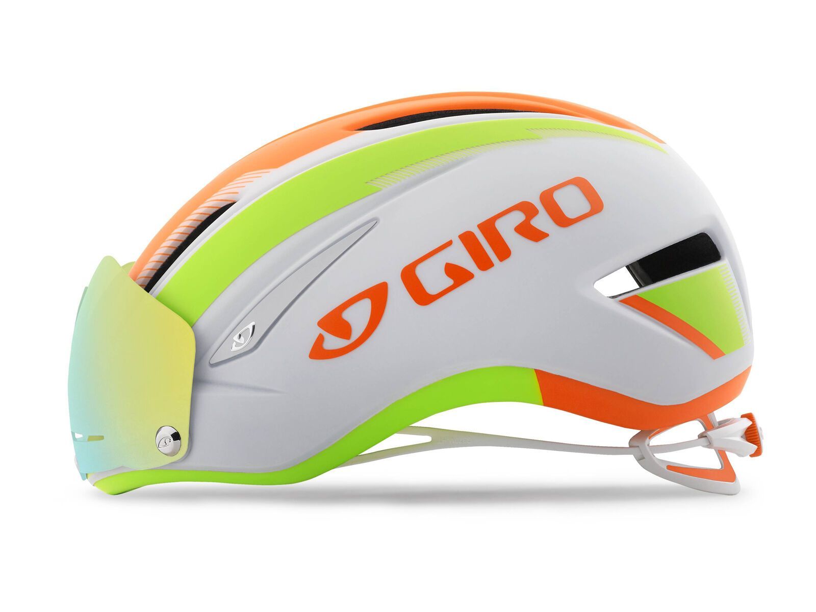 Giro Air Attack Shield, white lime flame - Bild 2