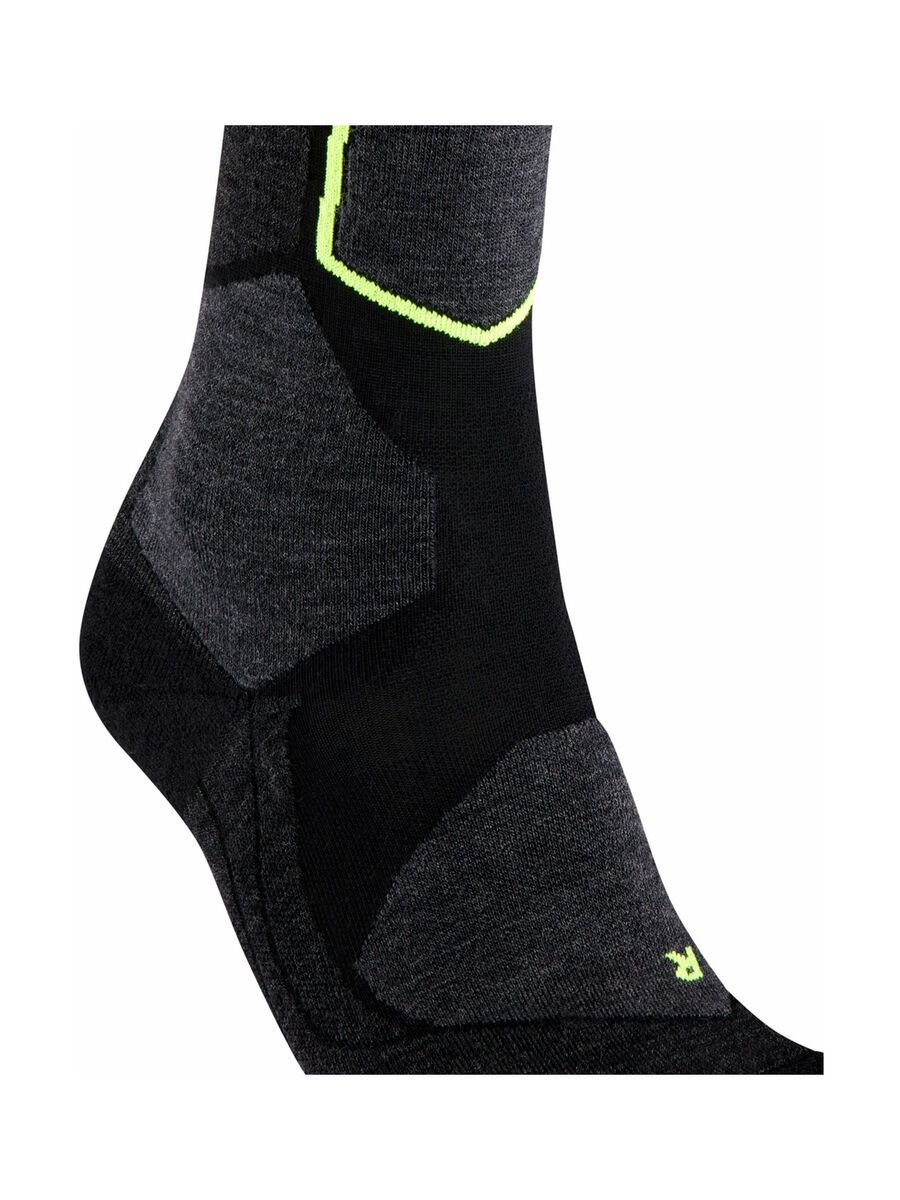 Falke ST4 Wool Herren Skiing Kniestrümpfe für Ski-Touring, black-mix - Bild 4