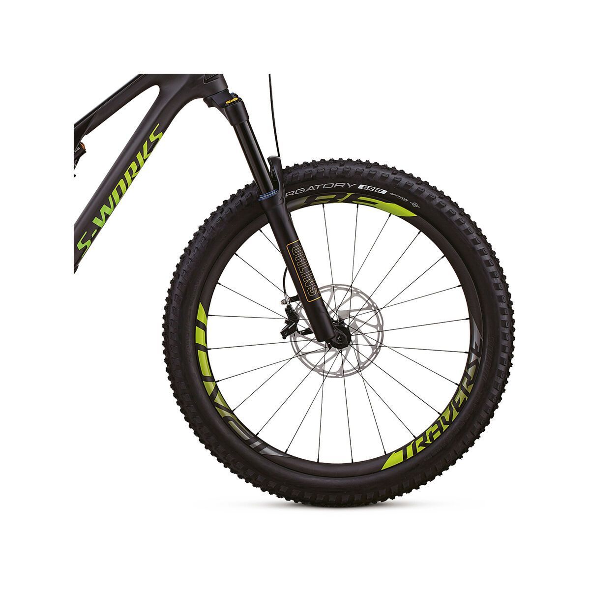 Specialized S-Works Stumpjumper FSR 29/6Fattie, satin gloss carbon/hyper green - Bild 4