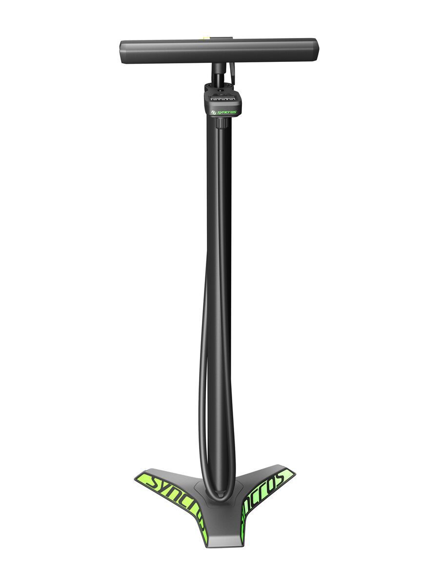Syncros Vernon 2.0 Digital Floor Pump, matt black/green - Bild 1