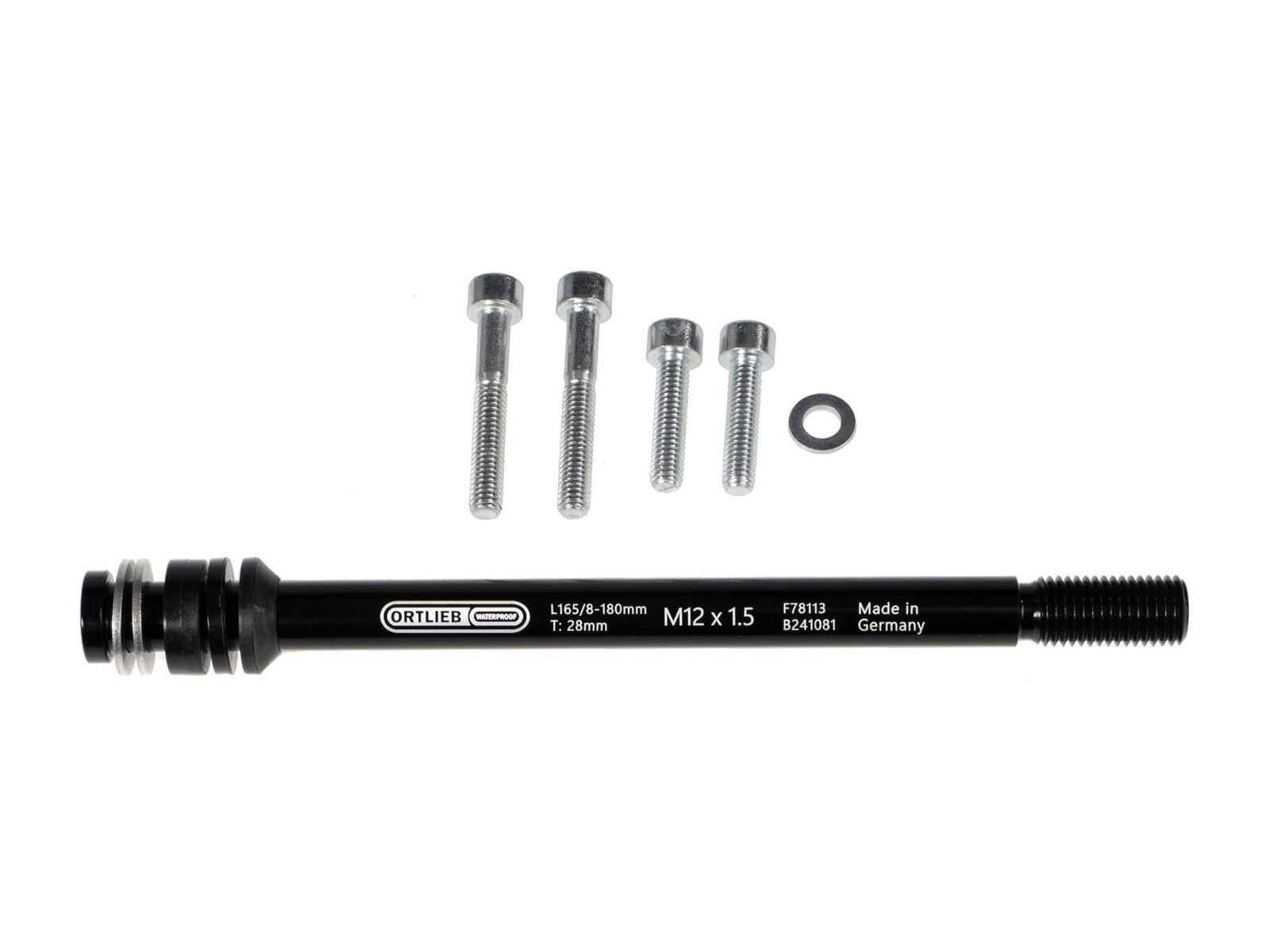 ORTLIEB Thru Axle M6-Connector 1,5 mm, black - Bild 2