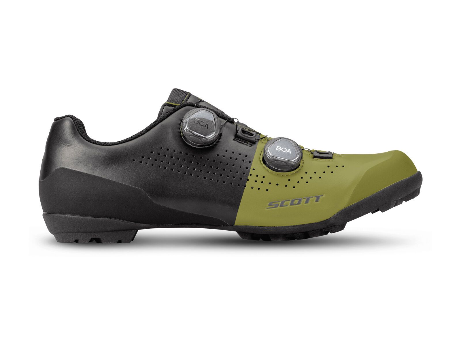 Scott Gravel Tuned Shoe, matt black/savanna green - Bild 3