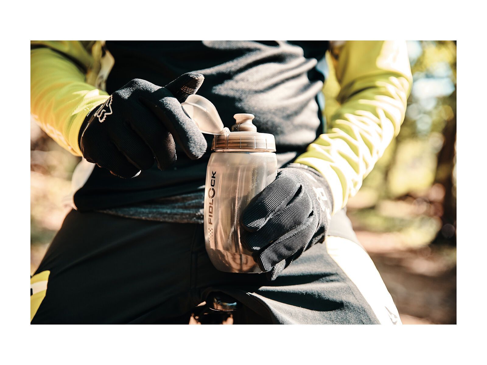 Fidlock Twist Bottle 450 + Bike Base, transparent black - Bild 10