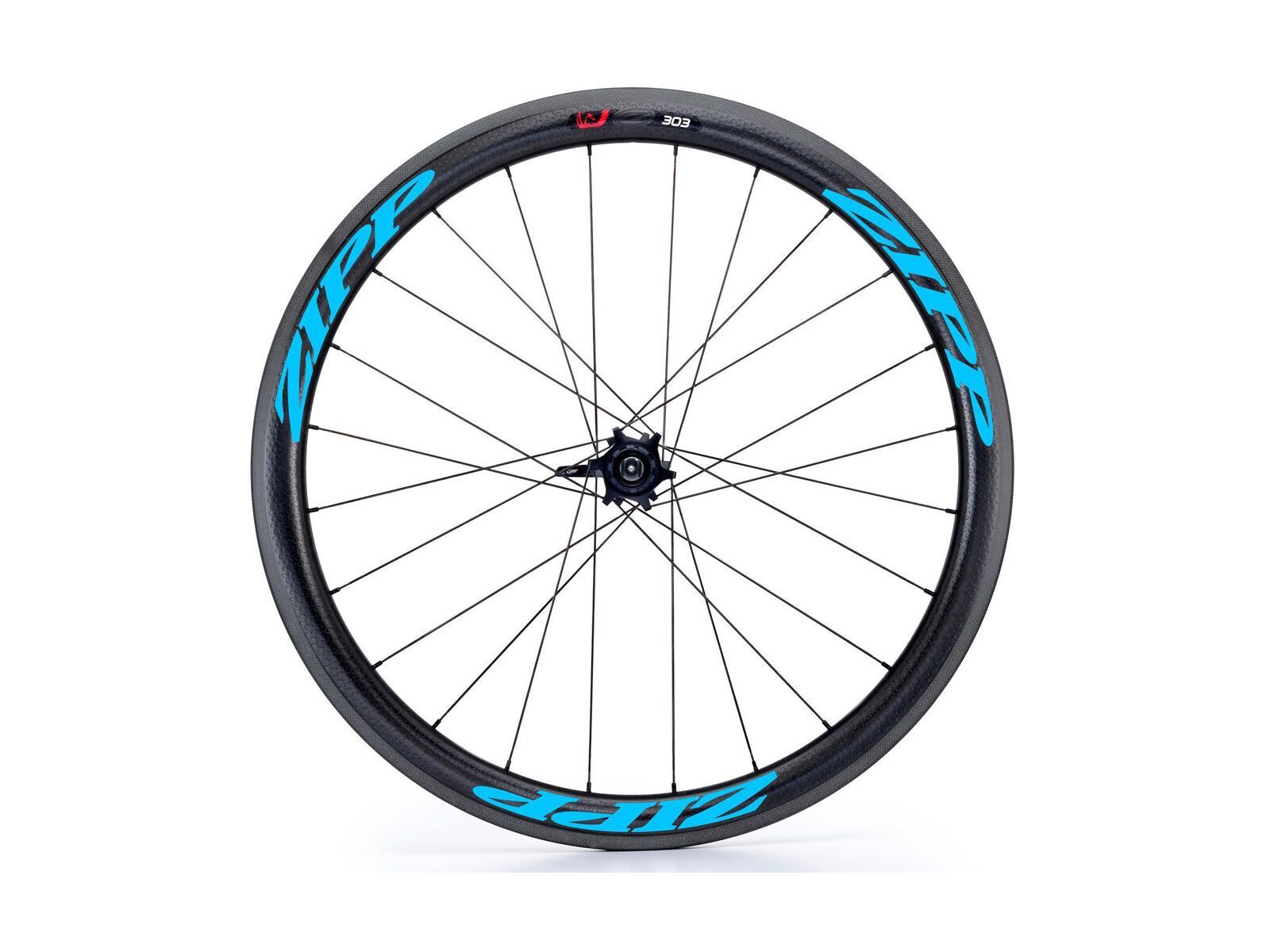 Zipp 303 Firecrest Carbon Clincher, schwarz/blau - Bild 1