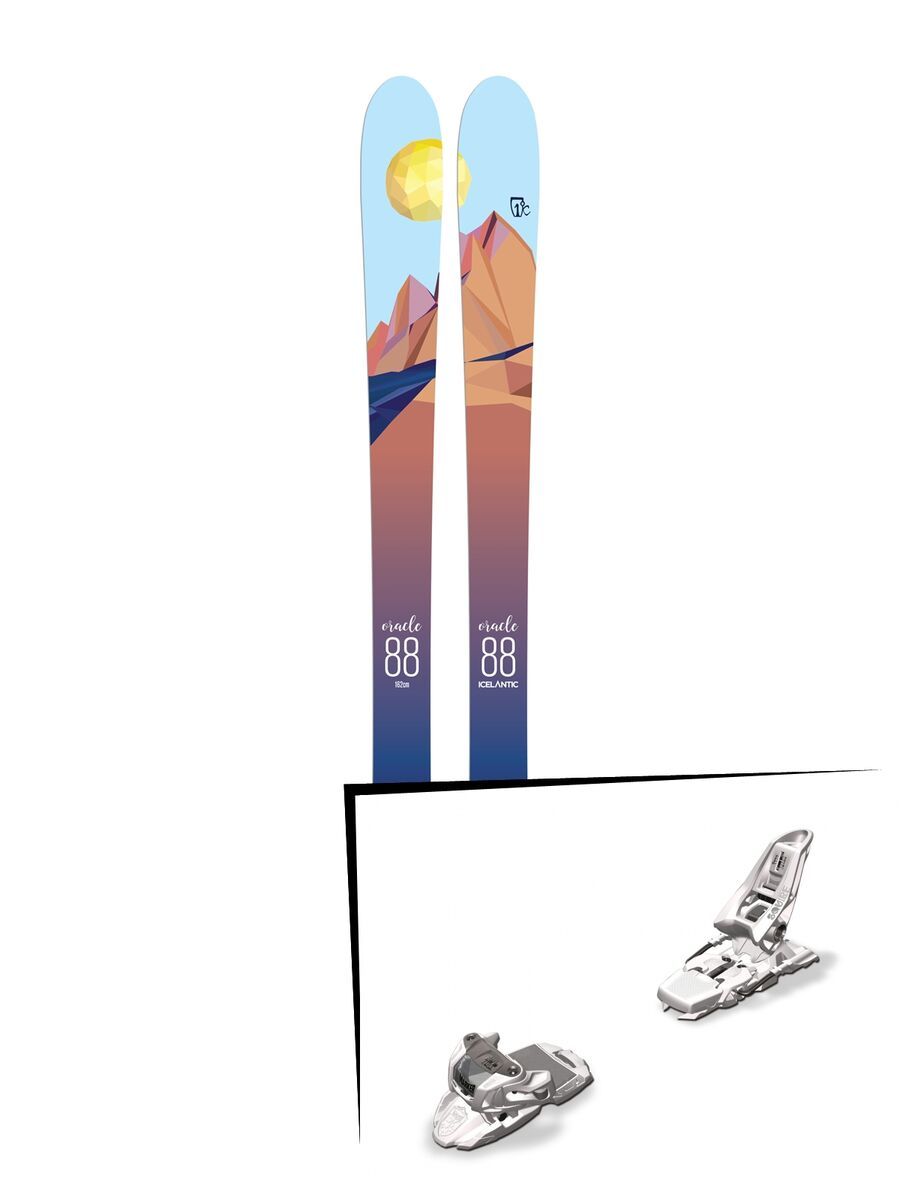 Set: Icelantic Oracle 88 2018 + Marker Squire 11 white - Bild 1