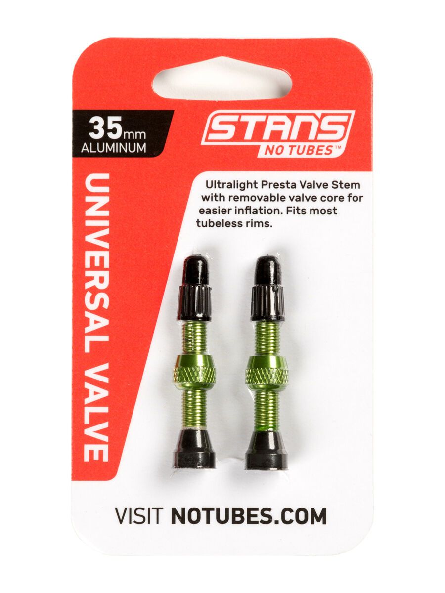 Stan's NoTubes Universal Alloy Valve - 35 mm, green - Bild 2