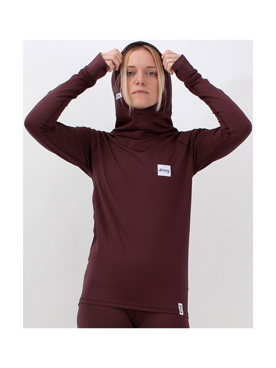 Eivy Icecold Winter Hood Top, wine - Bild 2