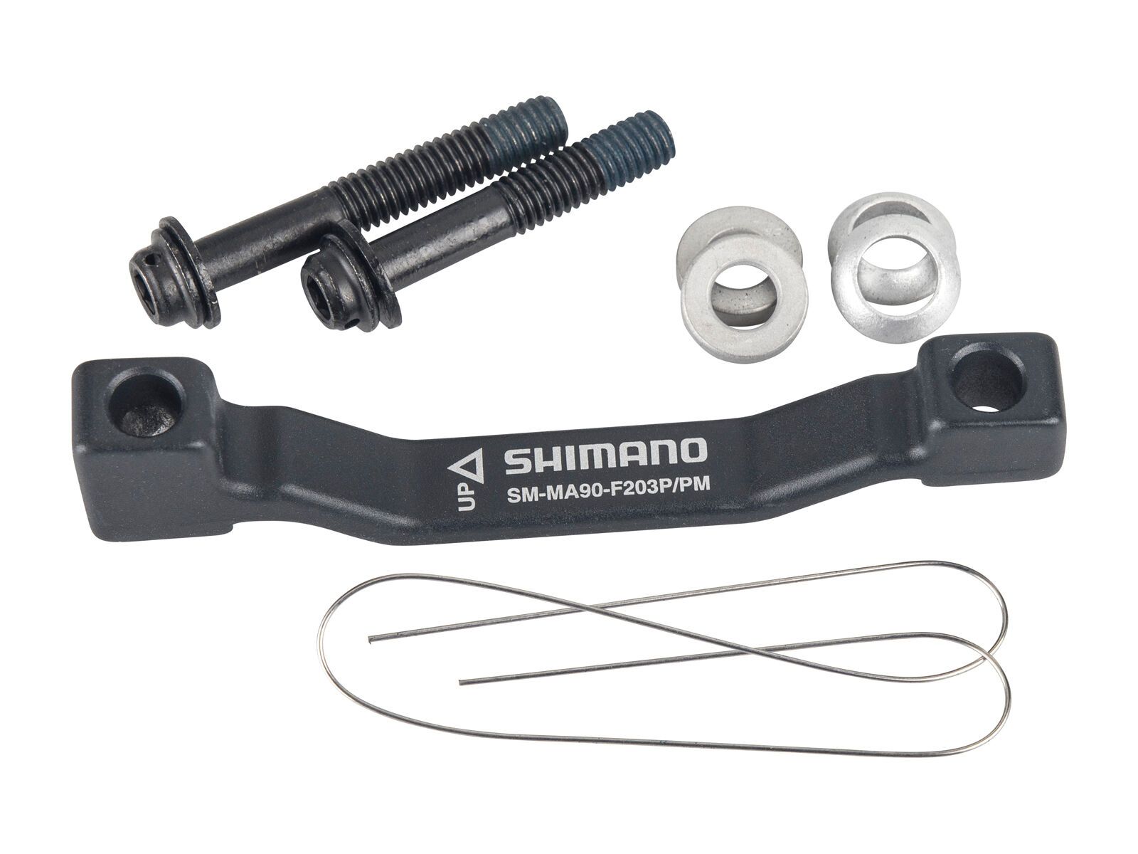 Shimano XTR Scheibenbrems-Adapter - VR/HR 180 auf 203 mm - Bild 1