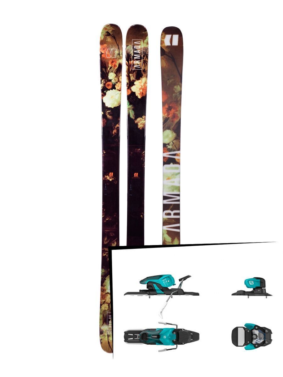 Set: Armada Arw 86 2018 + Salomon Warden 11 turquoise/black - Bild 1