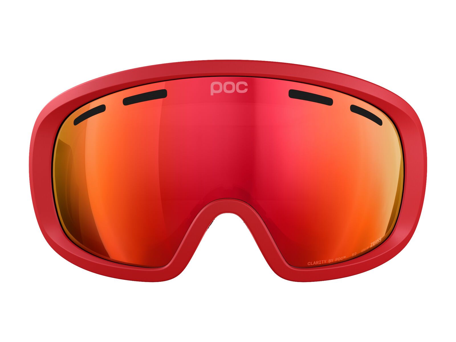 POC Fovea Mid, Clarity Int. Partly Sunny Red / prismane red - Bild 2