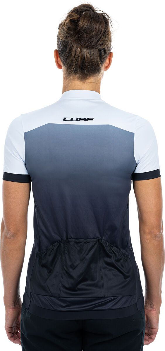 Cube ATX WS Trikot Full Zip kurzarm, black´n´white - Bild 3