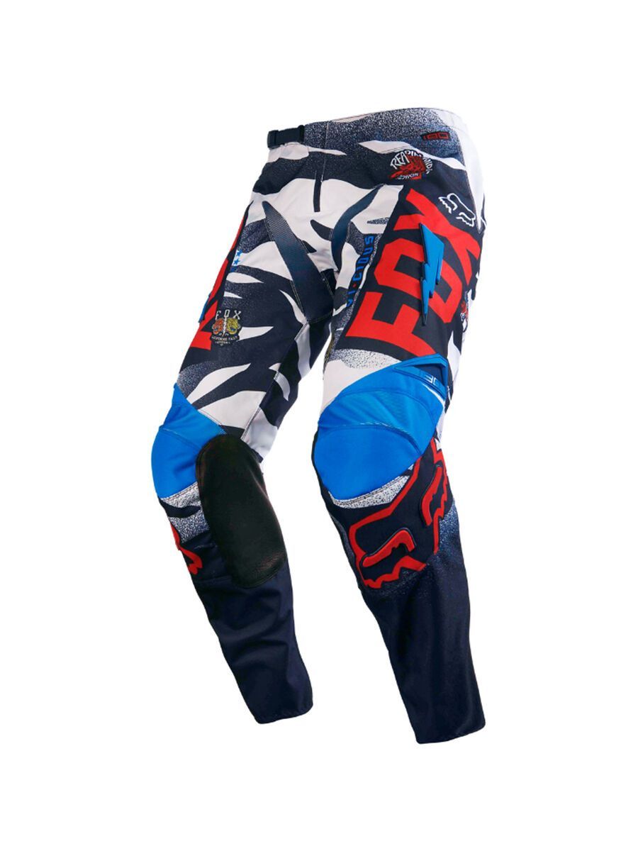 Fox 180 Youth Vicious Pant, blue white - Bild 1