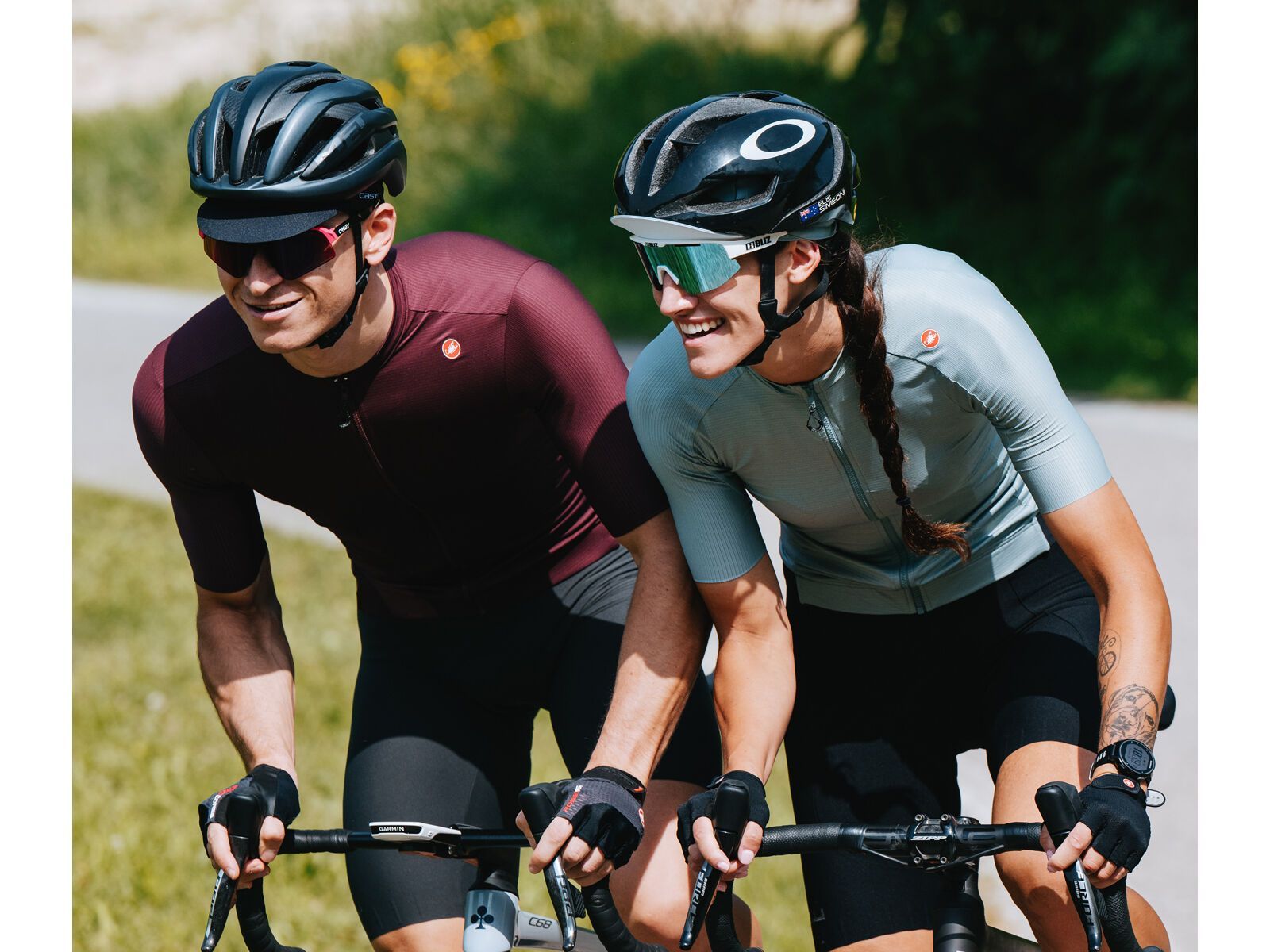 Castelli Espresso Jersey, deep bordeaux/silver moon - Bild 13