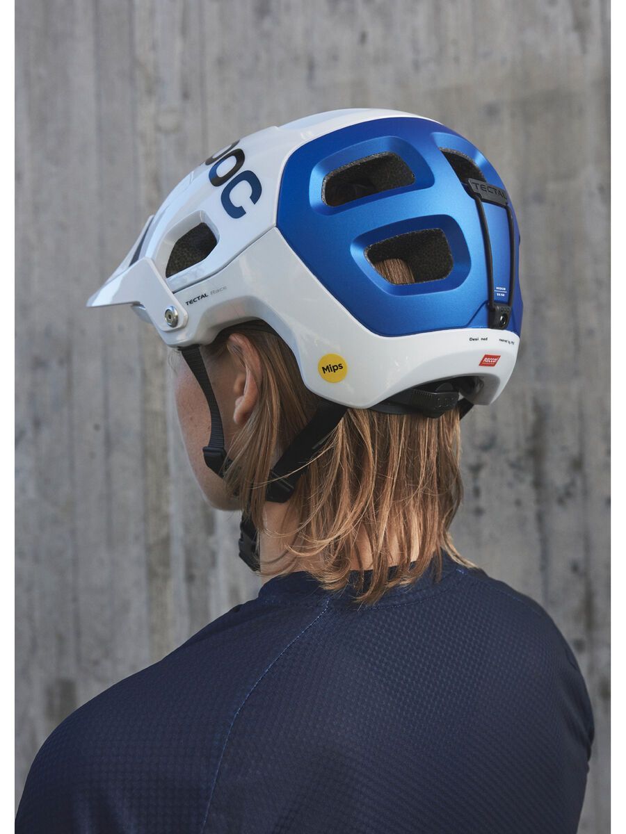 POC Tectal Race MIPS, hydrogen white/opal blue metallic/matt - Bild 6