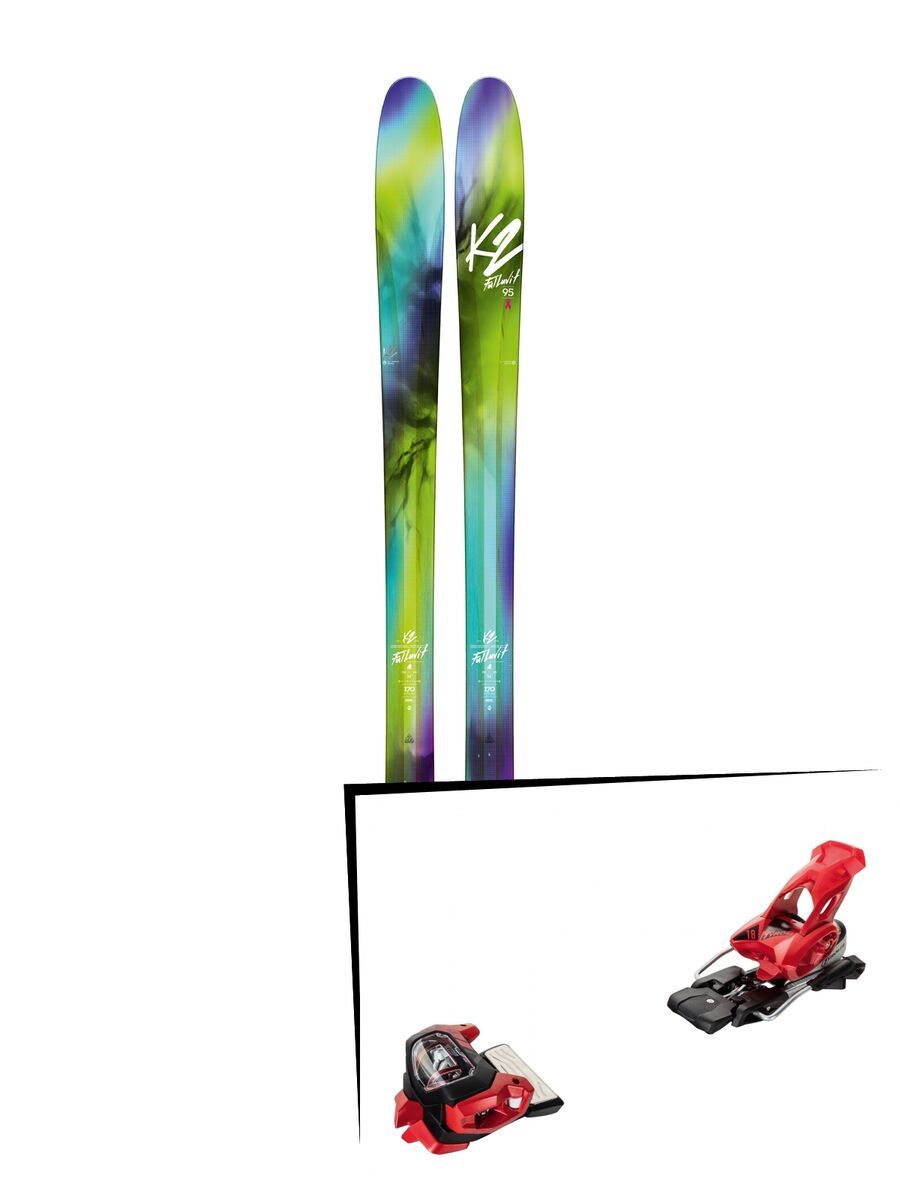 Set: K2 SKI FulLUVit 95Ti 2018 + Tyrolia Attack² 18 X GW red - Bild 1