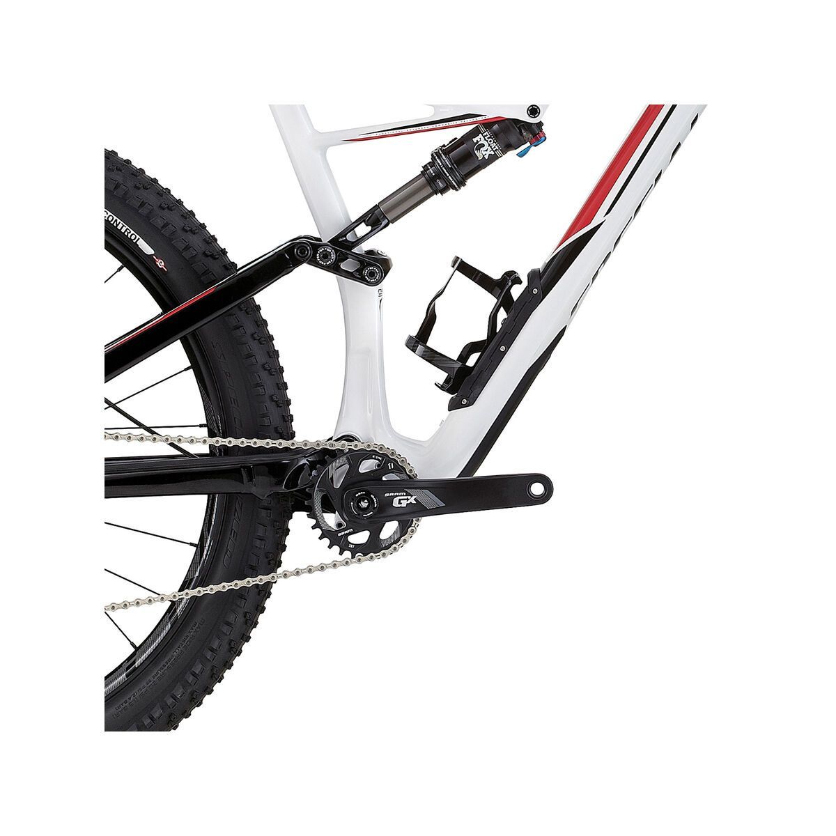 Specialized Stumpjumper FSR Comp Carbon 6Fattie, gloss/white/black/red - Bild 3
