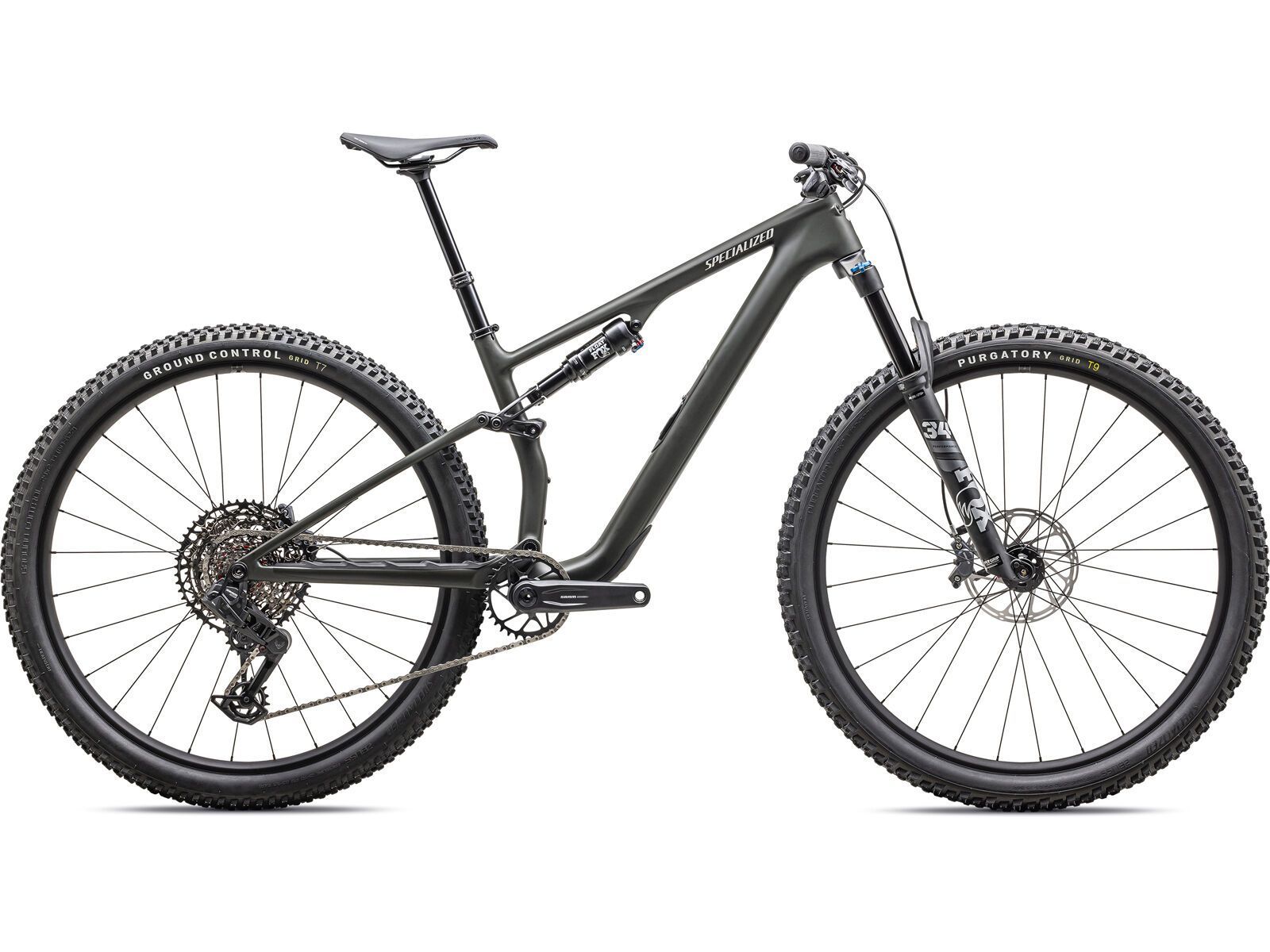 Specialized Epic 8 Evo Comp, dark moss green/dune white - Bild 1