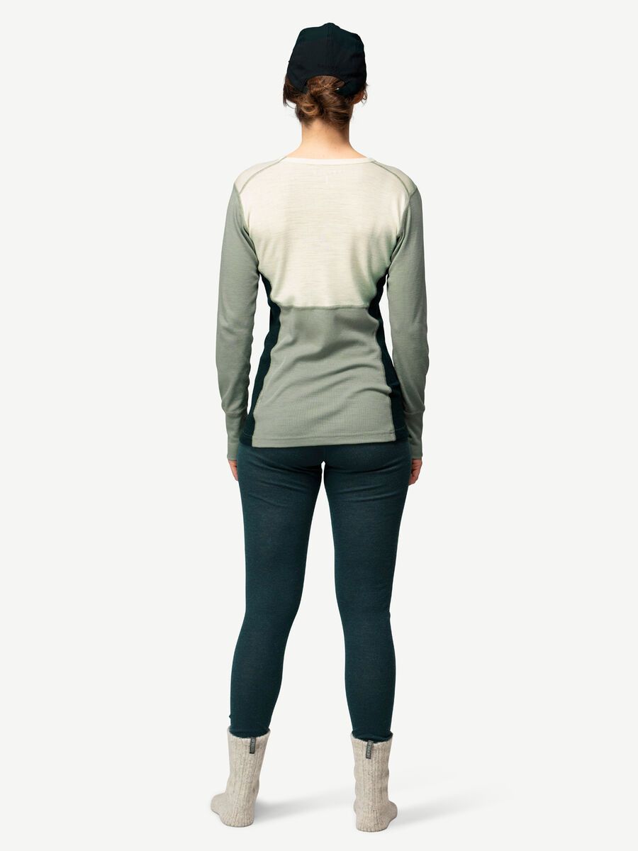 Devold Lauparen Merino 190 Shirt Wmn, raw white/fog/ink - Bild 4