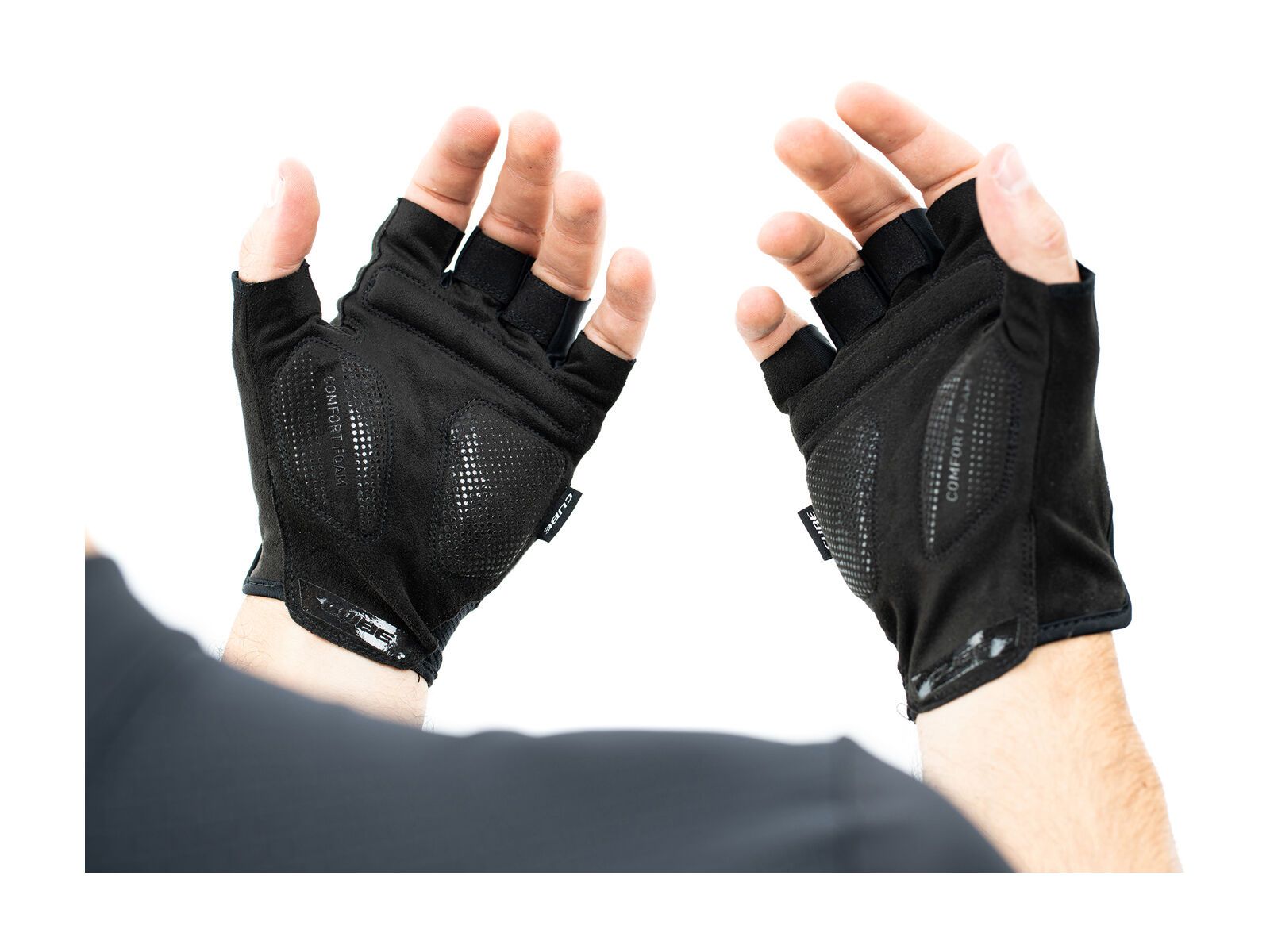 Cube Handschuhe CMPT Comfort Kurzfinger, black´n´grey - Bild 6