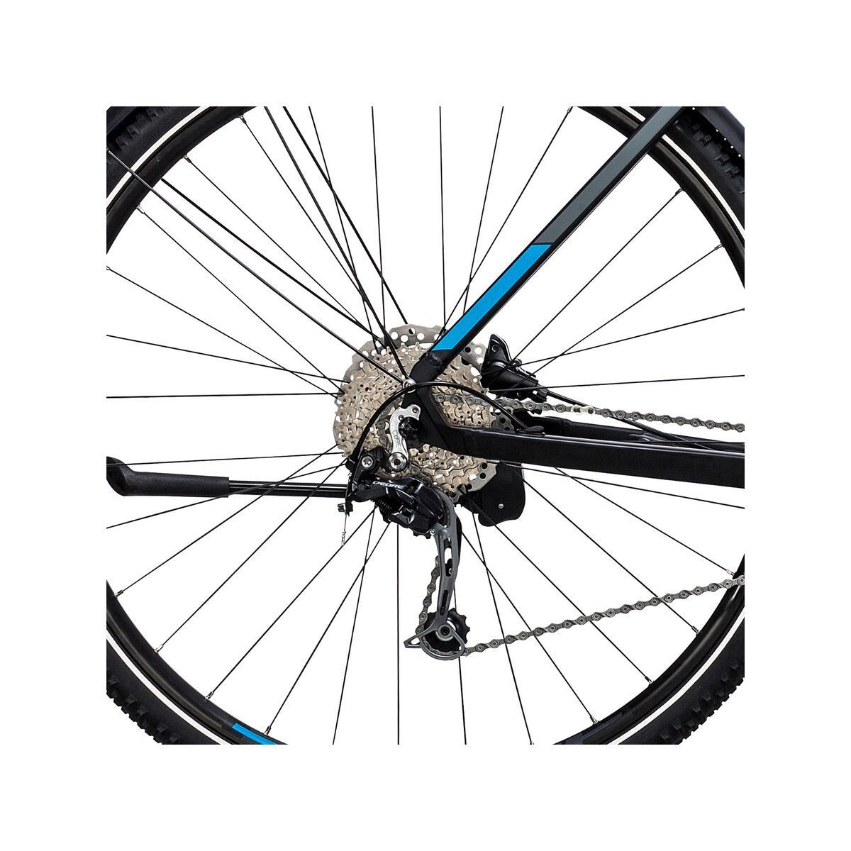 Cube Cross Hybrid Pro Allroad 500, black´n´blue - Bild 4