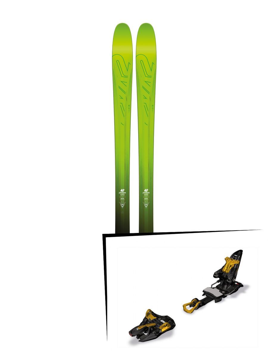 K2 SKI Set: Pinnacle 95 2016 + Marker Kingpin 13 - Bild 1