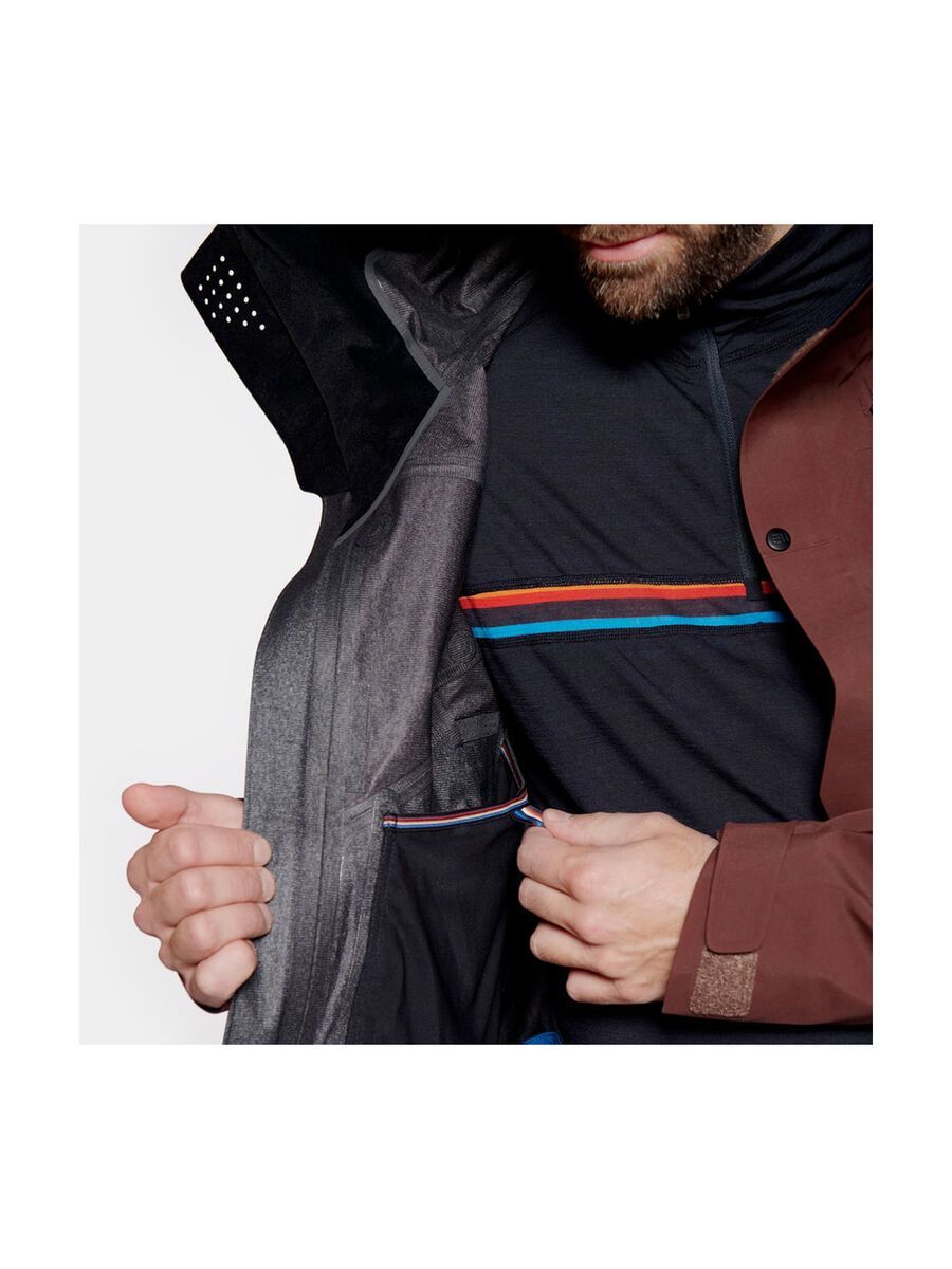 Elevenate Men's Pure Jacket, maroon brown - Bild 6