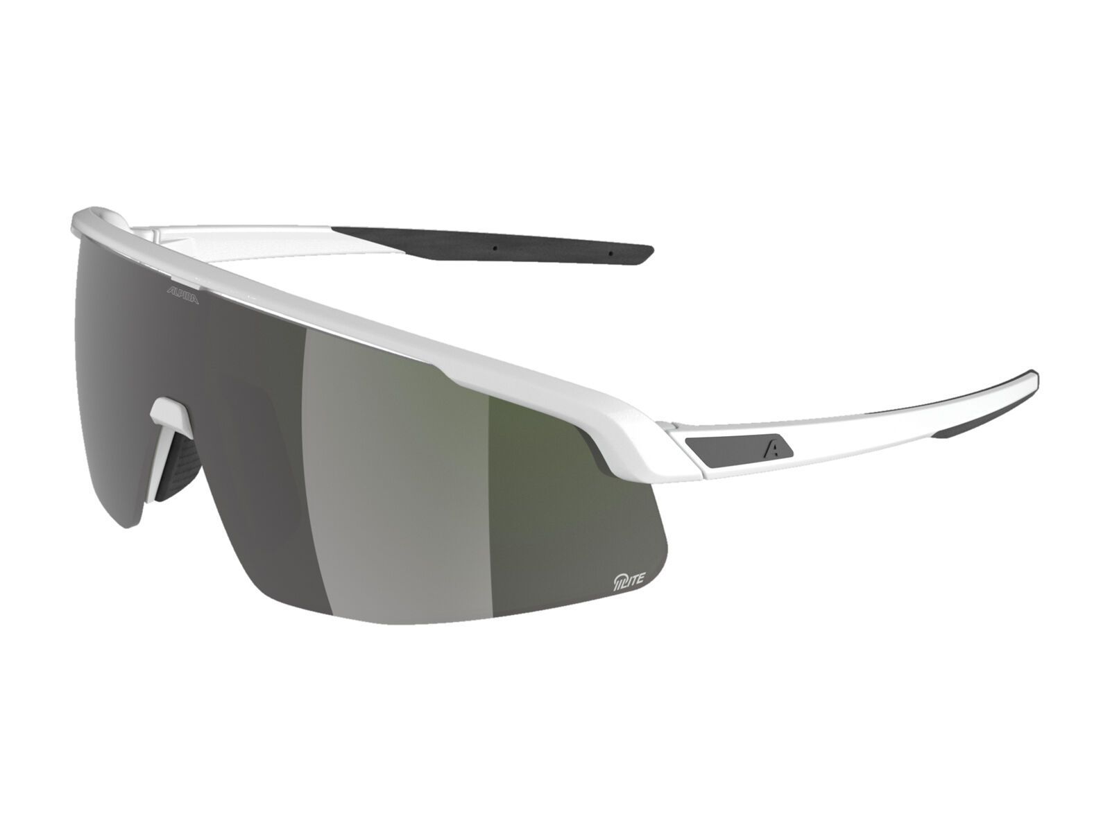 Alpina Turbo Pro S Q-Lite, Silver Mirror / white gloss - Bild 1