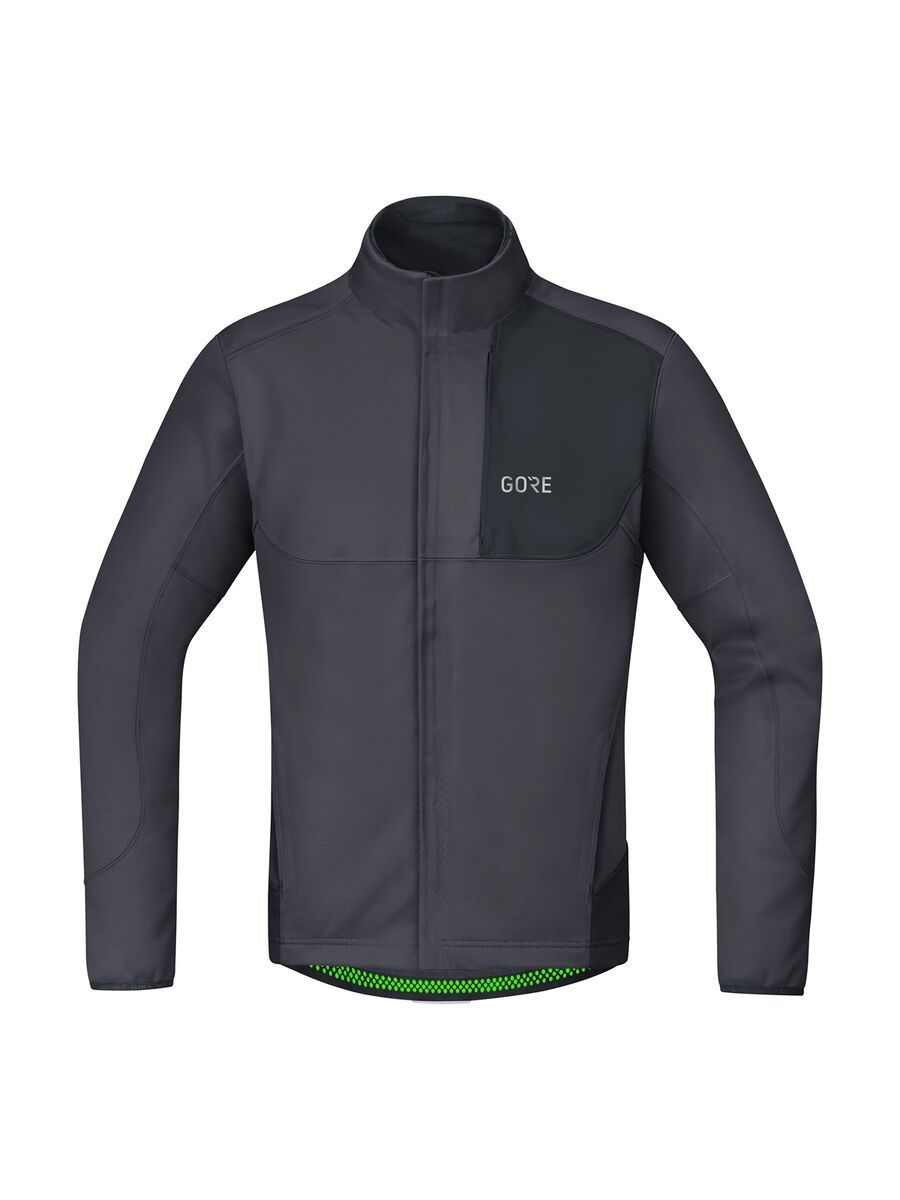 GOREWEAR C5 Gore Windstopper Thermo Trail Jacke, terra grey/black - Bild 1