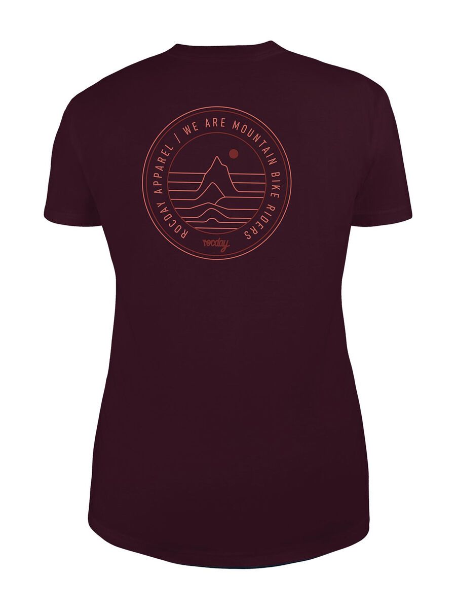 Rocday Woody Short Sleeve Jersey, burgundy - Bild 2