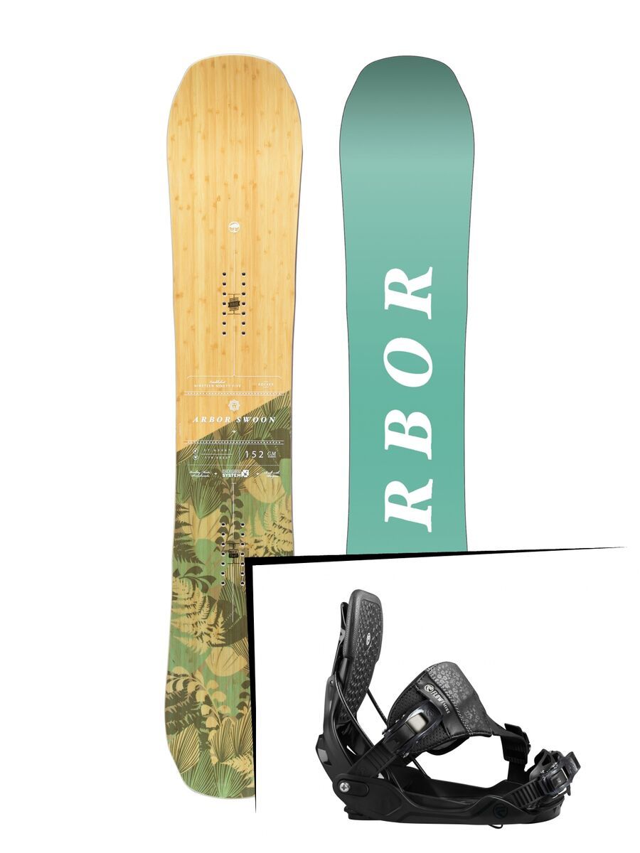 Set: Arbor Swoon Rocker 2017 + Flow Minx Hybrid (1718427S) - Bild 1