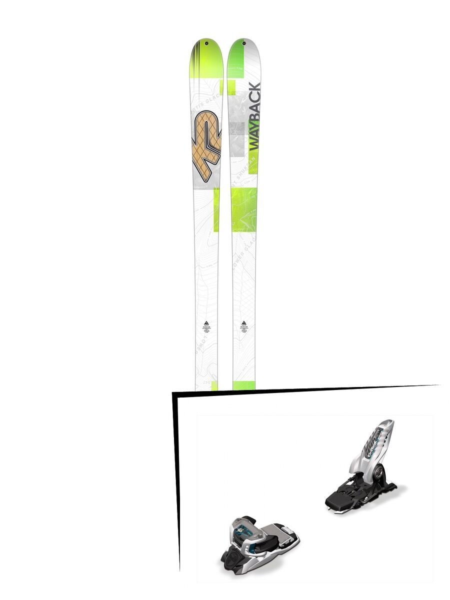 K2 SKI Set: Wayback 88 2016 + Marker Griffon 13 - Bild 1