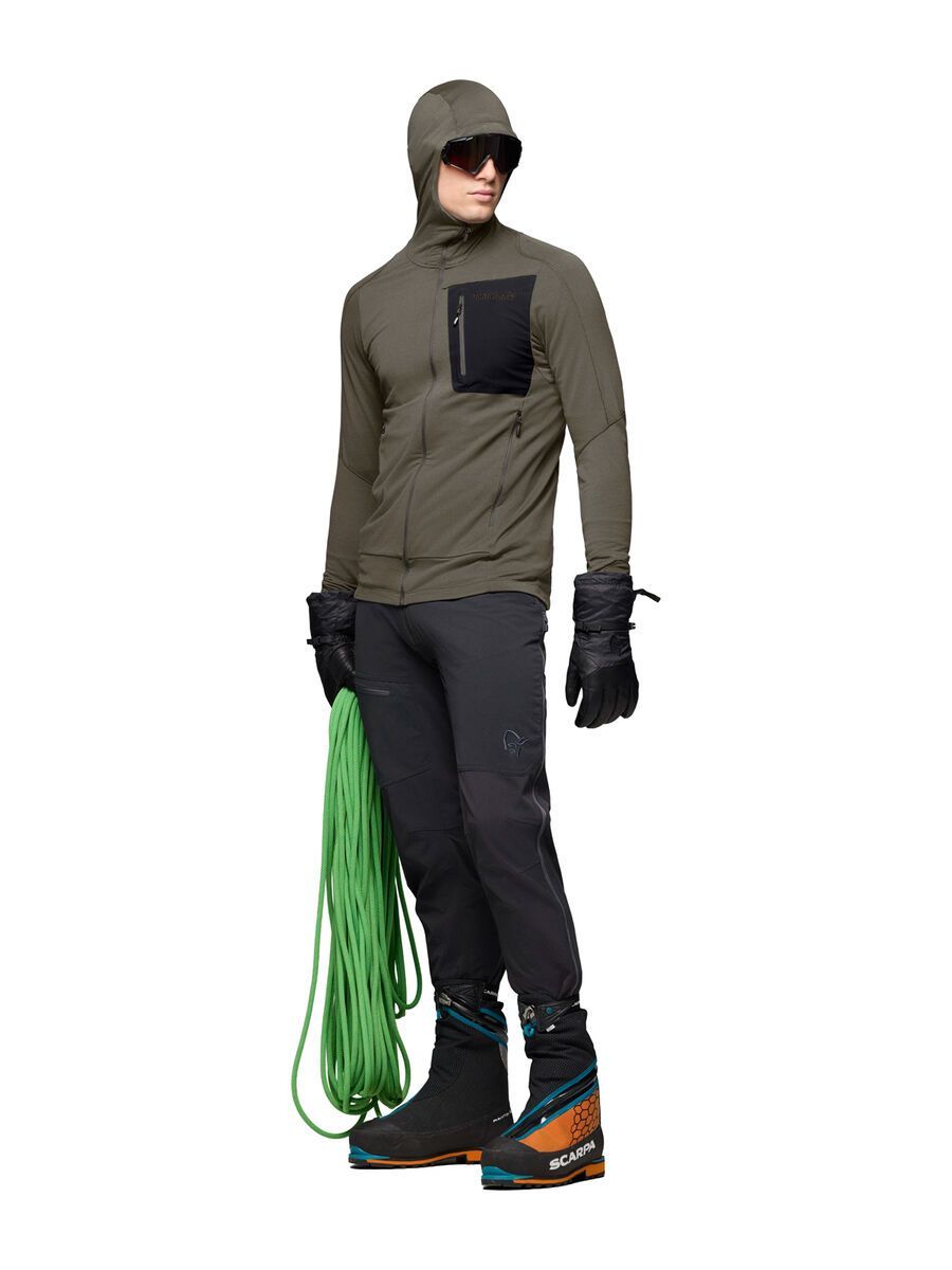 Norrona falketind Power Grid Zip Hood M's, beluga - Bild 7