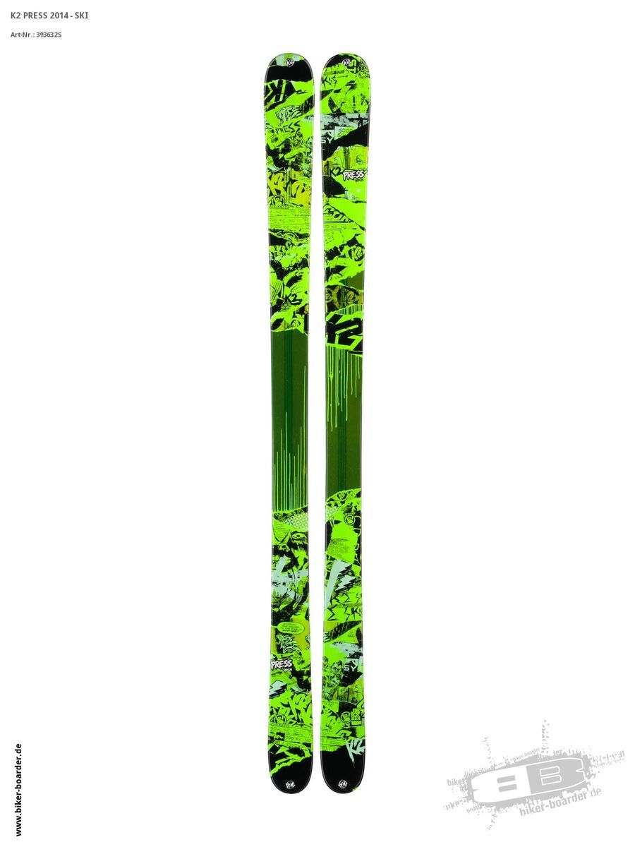 K2 SKI Set: Press 2014 + Marker Squire Schizo 11 - Bild 2