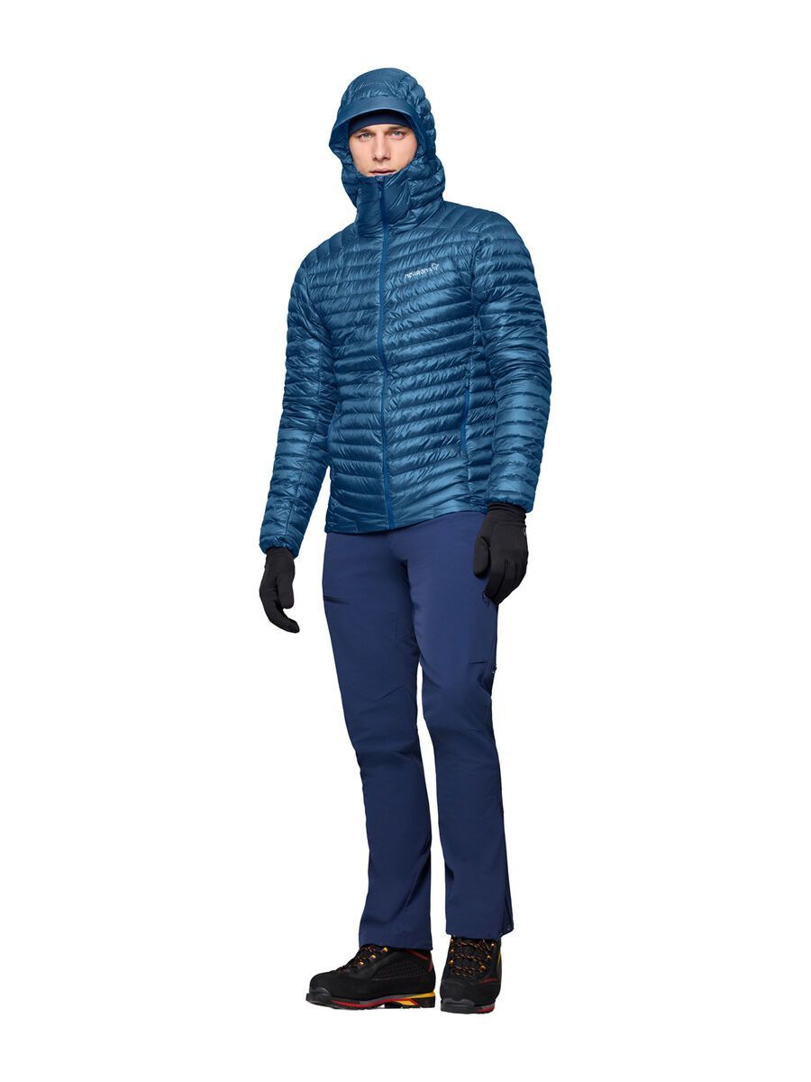 Norrona trollveggen down800 super light Hood M's, dark blue - Bild 5