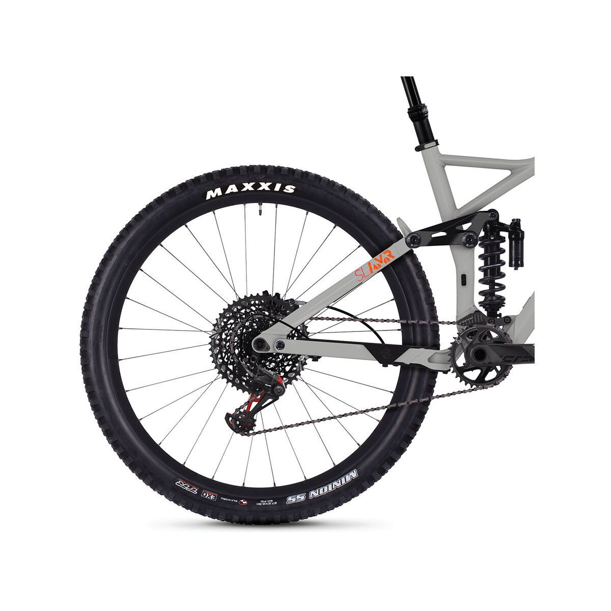 Ghost SL AMR 8.7 AL, smoke gray/neon red/monarch orange - Bild 4