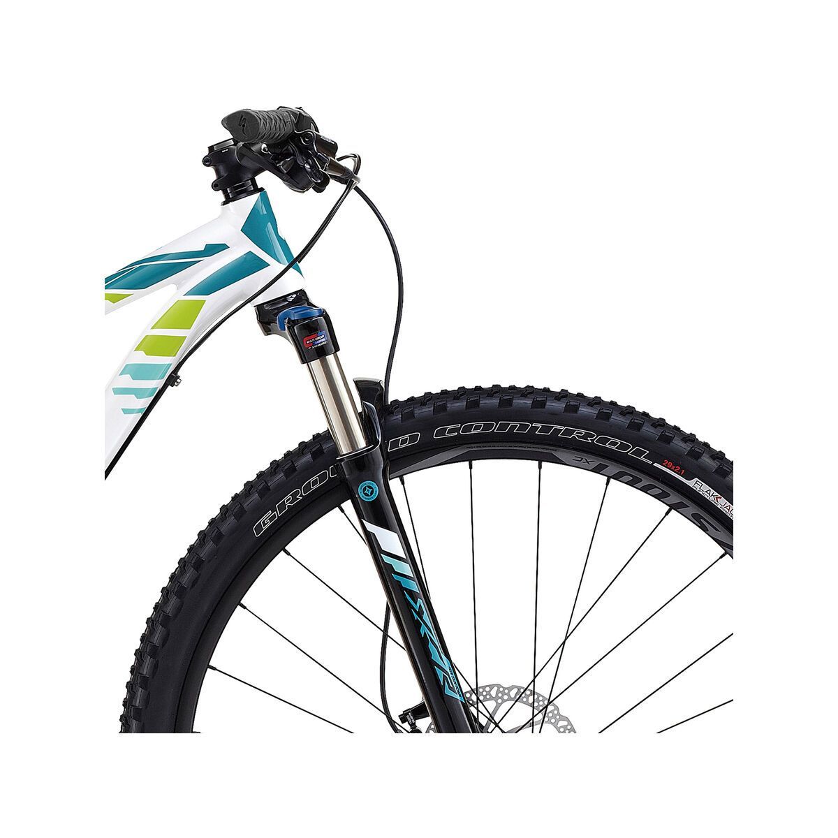 Specialized Jett Comp 29, gloss metallic white/pearl turquoise/pearl hyper green - Bild 5